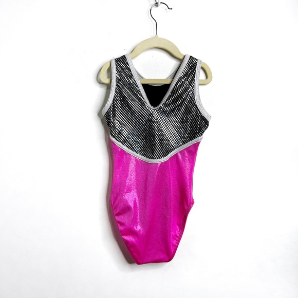 Gymnastics Leotard V-Neck Mystique Diamond Tank Leotard - Picture 7 of 7